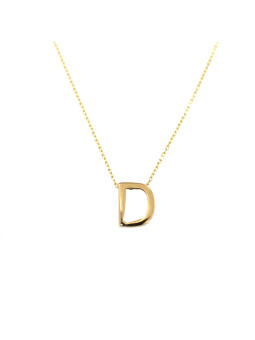 Yellow gold pendant necklace CPG12-D-02