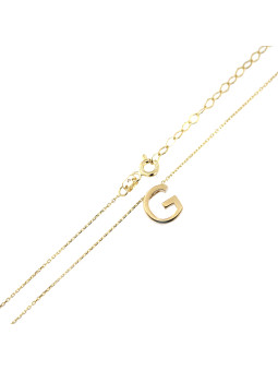 Yellow gold pendant necklace CPG12-G-01