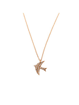 Rose gold pendant necklace CPR15-02