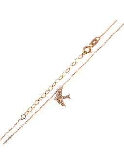 Rose gold pendant necklace CPR15-02