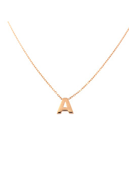 Rose gold pendant necklace CPR33-A-01