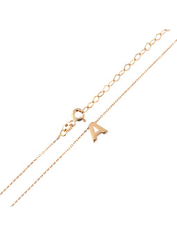 Rose gold pendant necklace CPR33-A-01