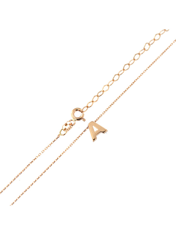 Rose gold pendant necklace CPR33-A-01