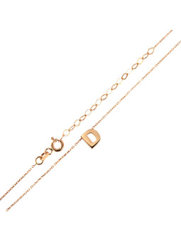Rose gold pendant necklace CPR33-D-01