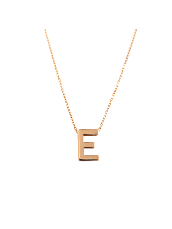 Rose gold pendant necklace CPR33-E-01