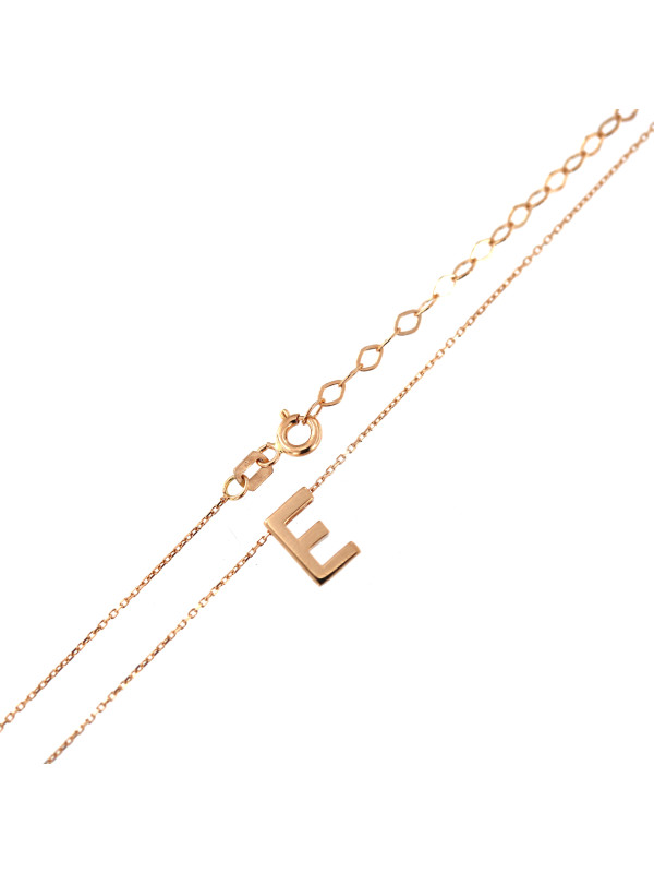 Rose gold pendant necklace CPR33-E-01