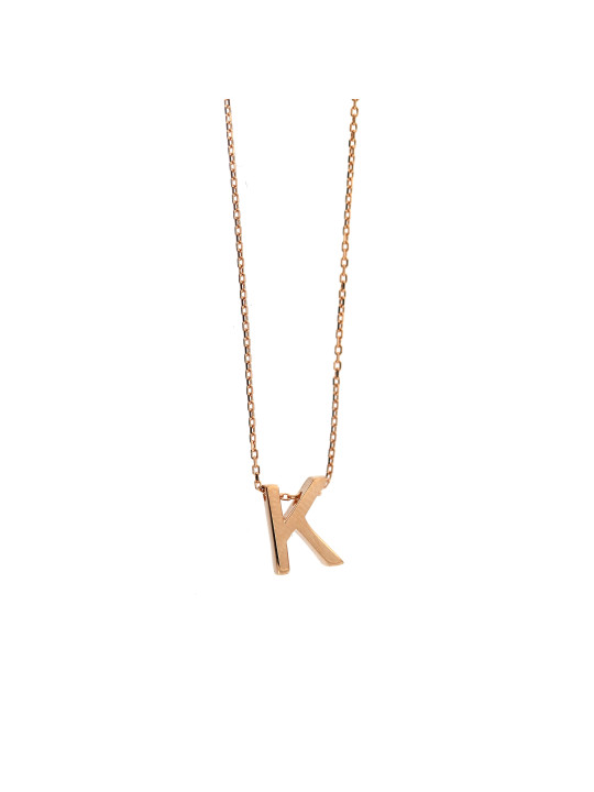 Rose gold pendant necklace CPR33-K-01