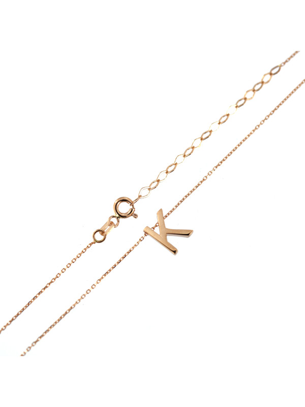 Rose gold pendant necklace CPR33-K-01