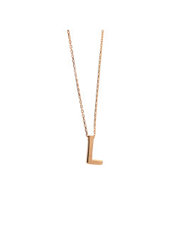 Rose gold pendant necklace CPR33-L-01