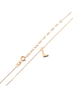 Rose gold pendant necklace CPR33-L-01