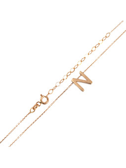 Rose gold pendant necklace CPR33-N-01