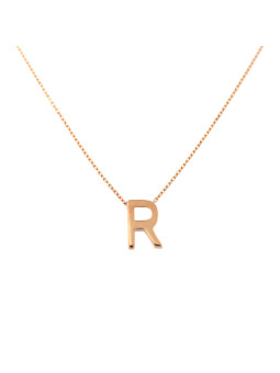Rose gold pendant necklace CPR33-R-01