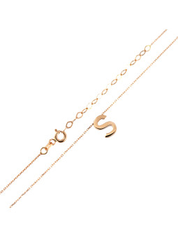 Rose gold pendant necklace CPR33-S-01