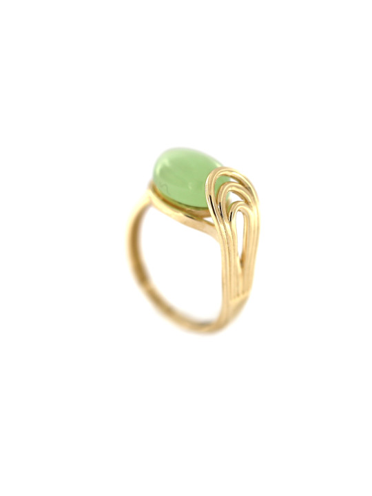 Yellow gold quartz ring DGA01-05