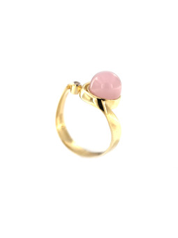 Yellow gold quartz ring DGA07-01