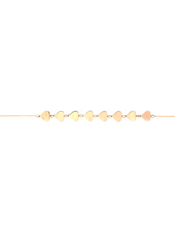 Rose gold anklet EK04-04