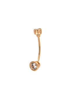 Rose gold belly ring GR03-03