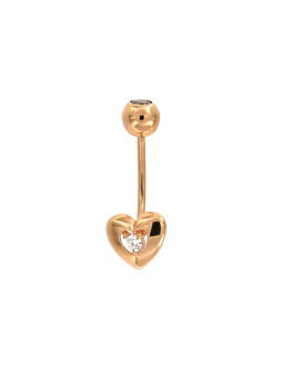 Rose gold belly ring GR09-01