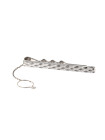 White gold tie clip FBSEG02-01 