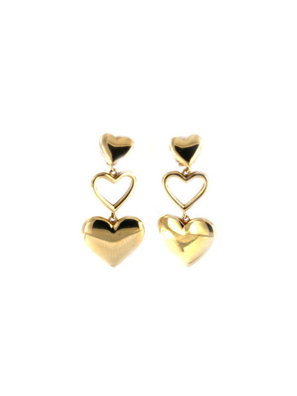 Yellow gold drop earrings BGV11-06-01