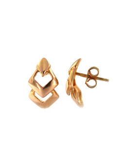 Rose gold pin earrings BRV08-10-01