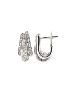 White gold diamond earrings BBBR06-01-04
