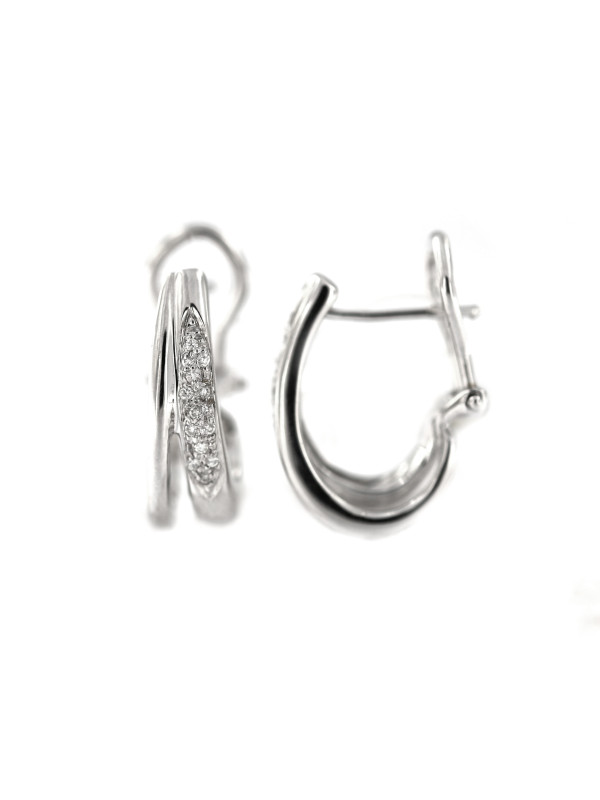 White gold diamond earrings BBBR06-01-05