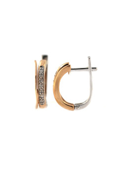 Rose gold diamond earrings BRBR03-01-02