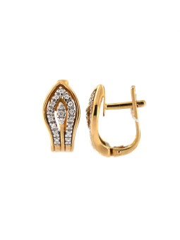Rose gold diamond earrings BRBR03-02-02