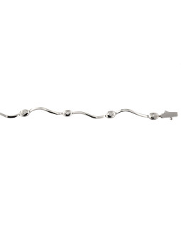 White gold bracelet with diamonds EBBR03-02