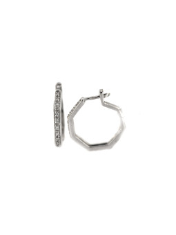 White gold diamond earrings BBBR05-01-03