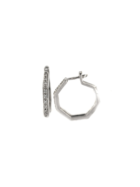 White gold diamond earrings BBBR05-01-03