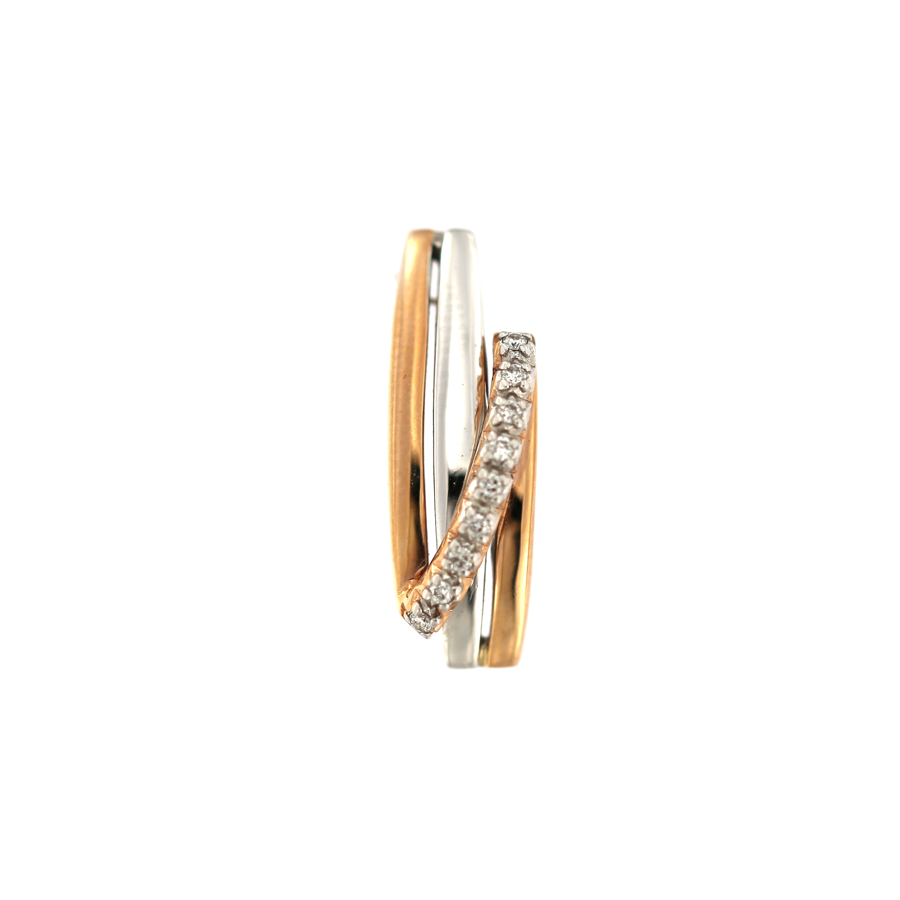 Rose gold diamond pendant ARBR01-04