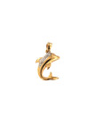 Rose gold dolphin diamond pendant ARBR05-01 