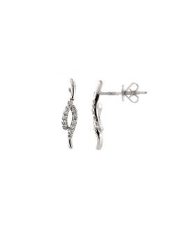 White gold diamond earrings BBBR01-07-10