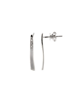 White gold diamond earrings BBBR01-07-12