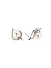 White gold pearl earrings BBBR03-01-05 