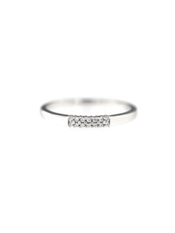 White gold zirconia ring DBAM02-04