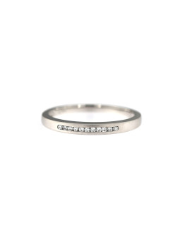 White gold zirconia ring DBAM02-07