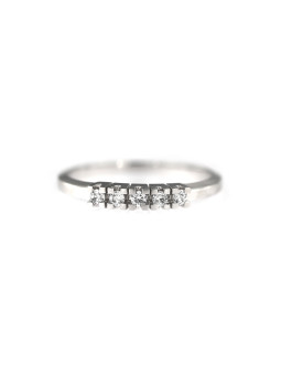 White gold zirconia ring DBAM02-08