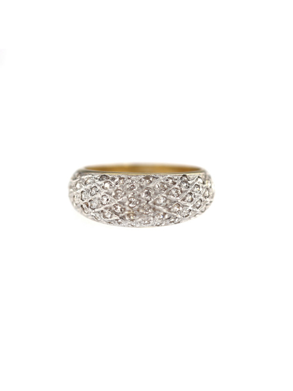 White gold zirconia ring DBC03-01