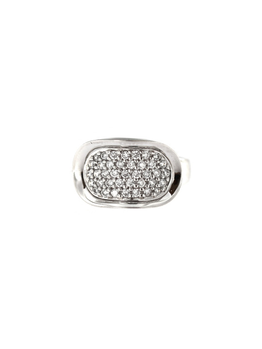 White gold zirconia ring DBC03-03