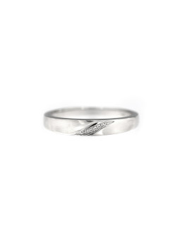 White gold zirconia ring DBC04-01