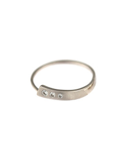 White gold zirconia ring DBC04-05