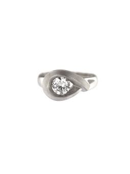 White gold zirconia ring DBC06-03