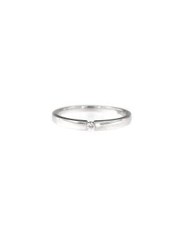 White gold zirconia ring DBL01-02