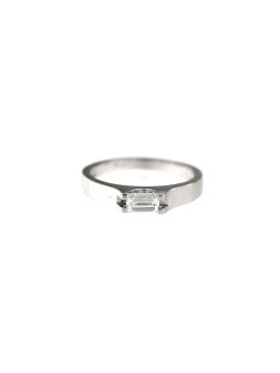 White gold zirconia ring DBL03-04