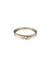 White gold zirconia ring DBL04-04 