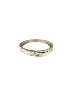 White gold zirconia ring DBL04-04