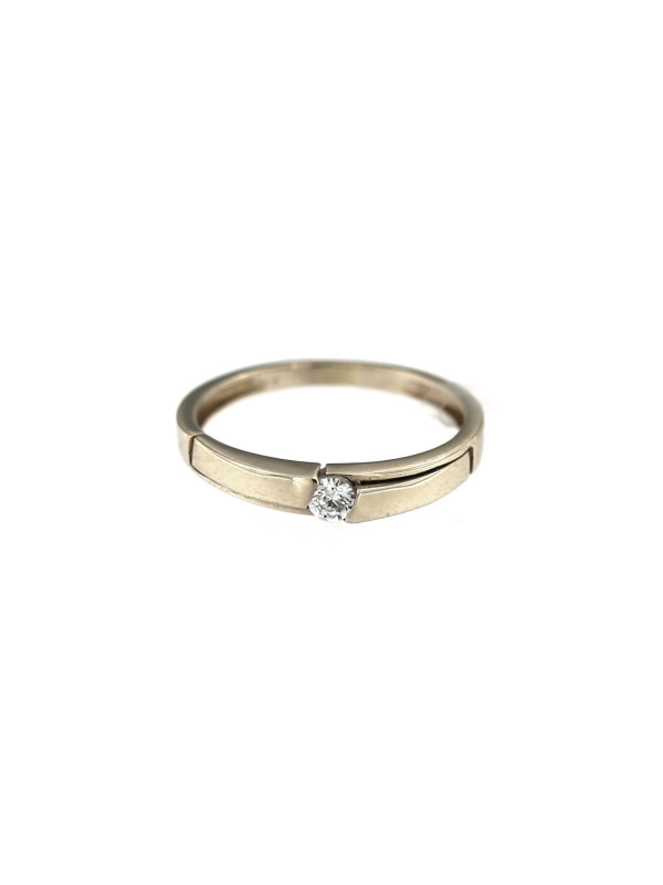 White gold zirconia ring DBL04-04